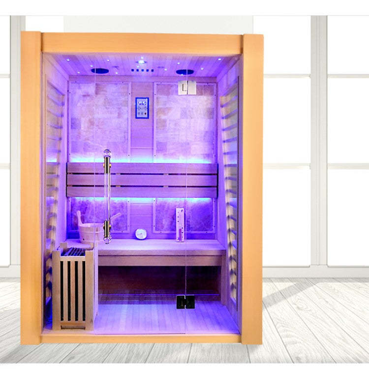 SAUNASNET® Luxury Traditional Indoor Steam Sauna Room Glass 02