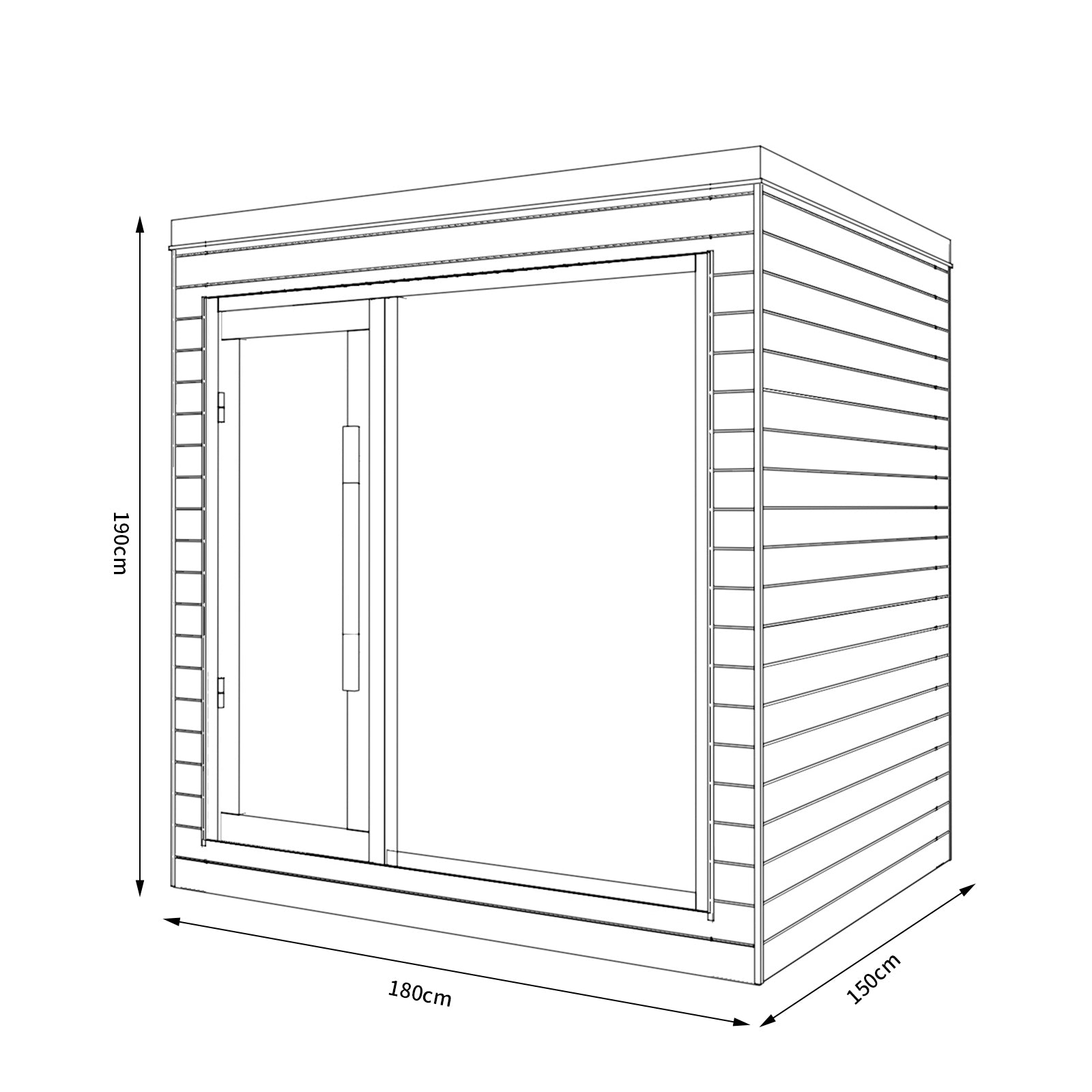 SAUNASNET® Indoor Dual-System Luxury Cabin Sauna Luna - 4