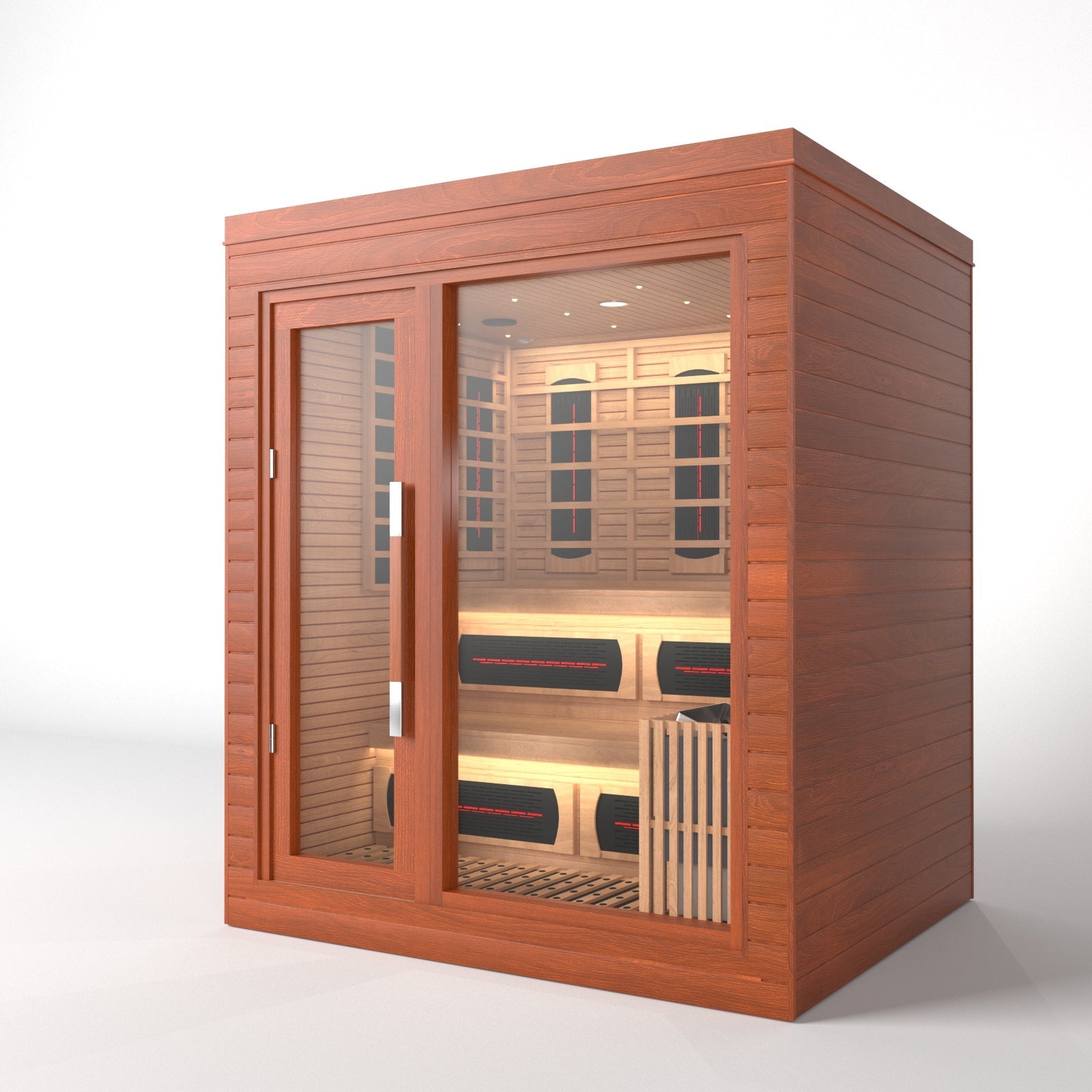 SAUNASNET® Indoor Dual-System Luxury Cabin Sauna Luna - 4