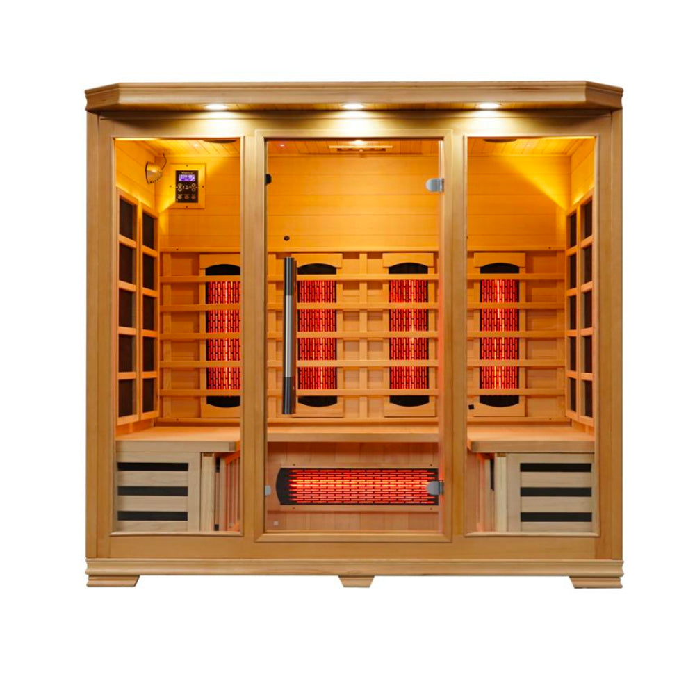 SAUNASNET® Indoor Wooden Dry Cabin Customized Sauna Room Far Infrared 25