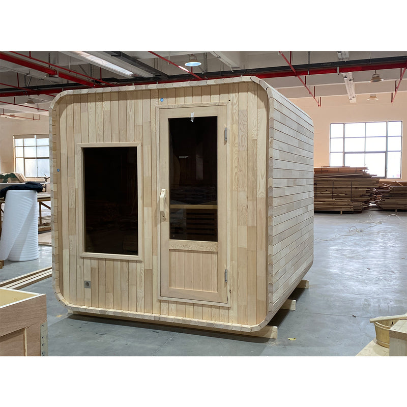 SAUNASNET® Traditional Outdoor Sauna Square 06