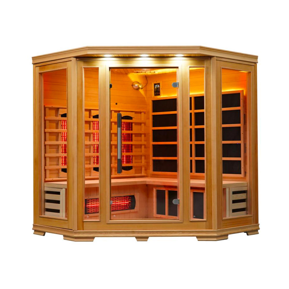 SAUNASNET® Indoor Wooden Dry Cabin Customized Sauna Room Far Infrared 26