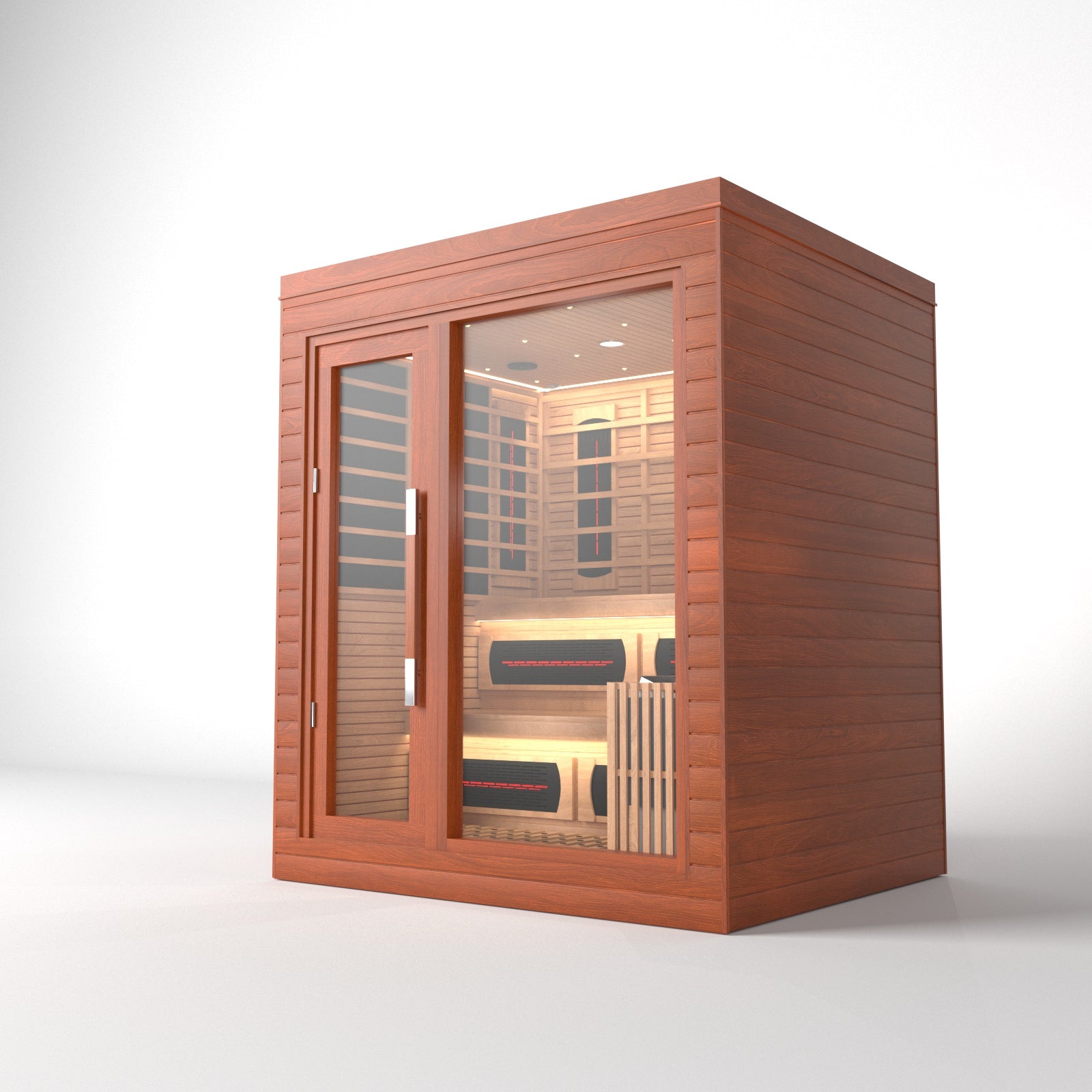 SAUNASNET® Indoor Dual-System Luxury Cabin Sauna Luna - 4