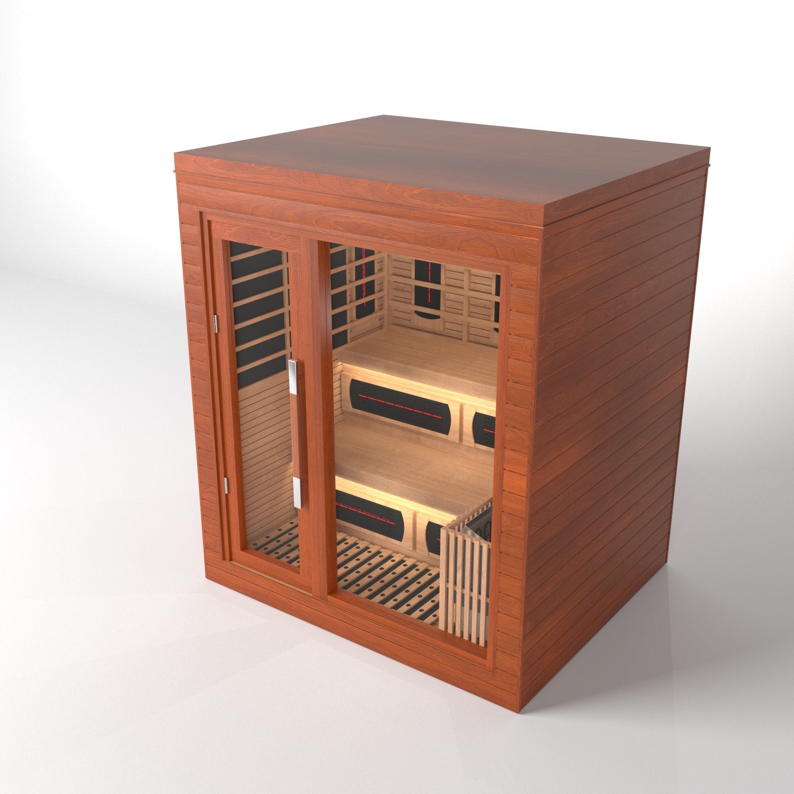 SAUNASNET® Indoor Dual-System Luxury Cabin Sauna Luna - 4