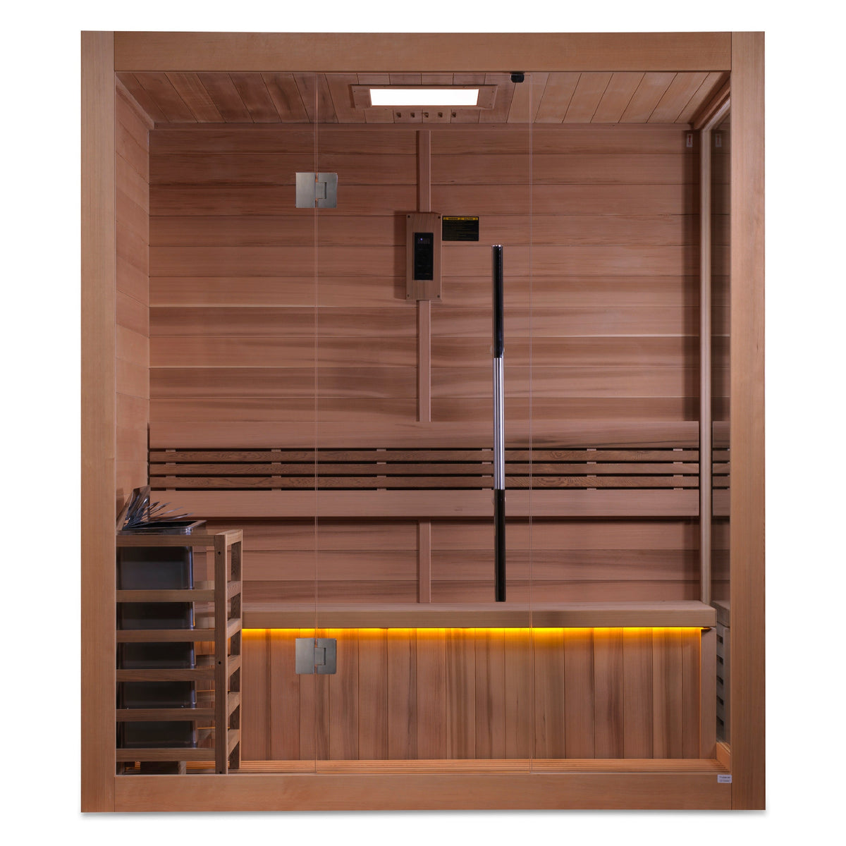 SAUNASNET® Indoor Modern Solid Wood Steam Sauna Glass 15