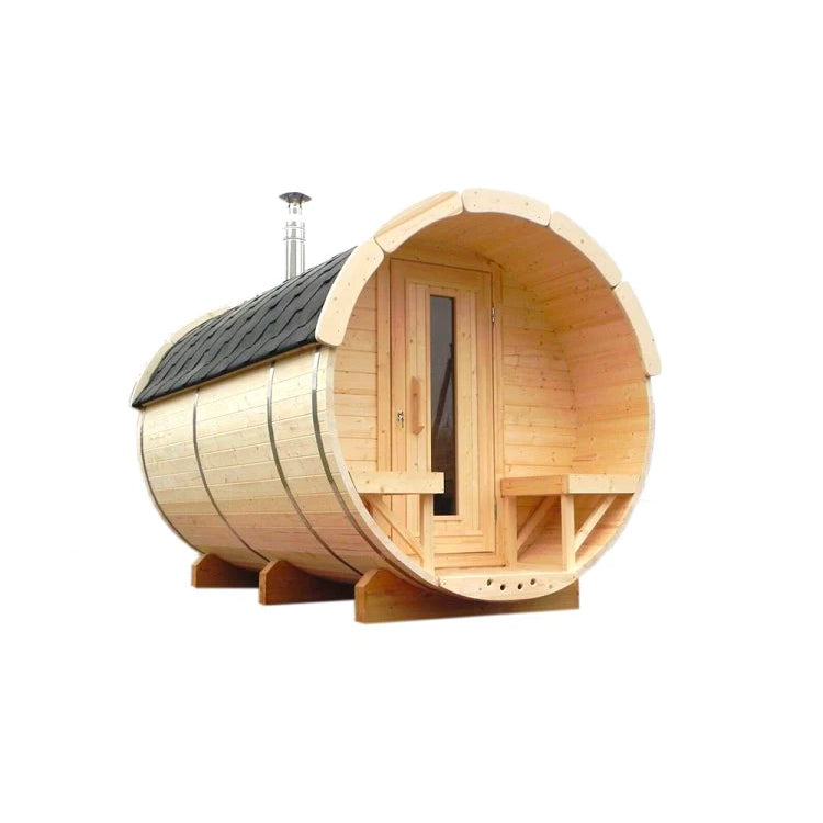 SAUNASNET® Outdoor Garden Sauna Barrel 12