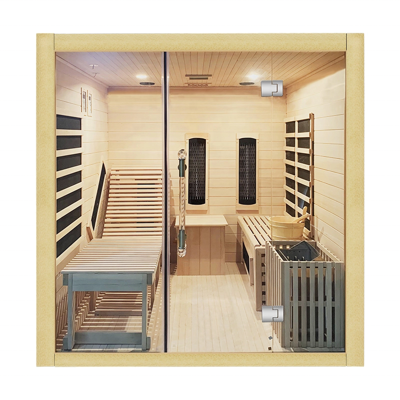 SAUNASNET® Indoor Steam and Far-infrared Sauna Hybrid Sauna 01