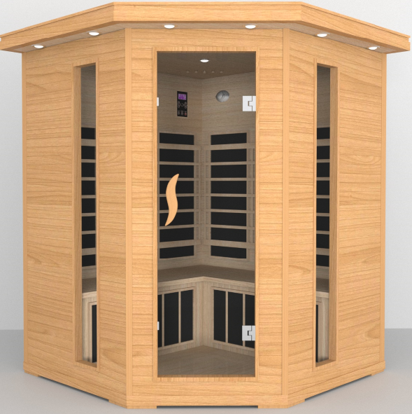 SAUNASNET® Low EMF Indoor Wood Sauna With Carbon Panel Far Infrared 16