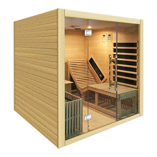 SAUNASNET® Indoor Steam and Far-infrared Sauna Hybrid Sauna 01