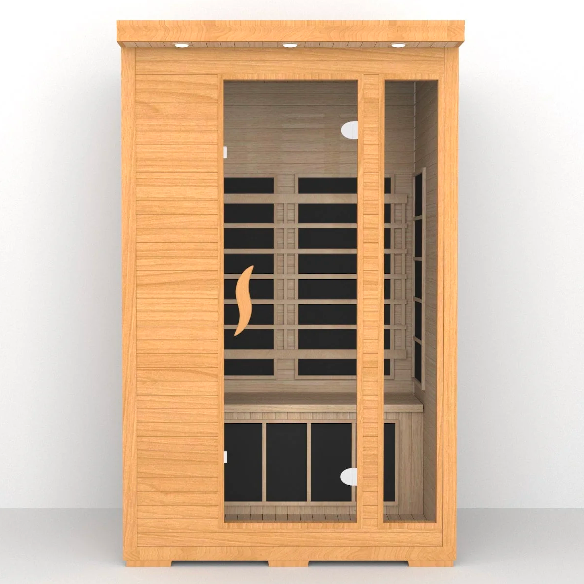 SAUNASNET® Low EMF Indoor Wood Sauna With Carbon Panel Far Infrared 16